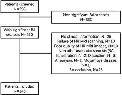 High-risk features of basilar artery atherosclerotic plaque